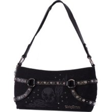 Sk5810j Harley Davidson Skull Jaquard Hobo Bag