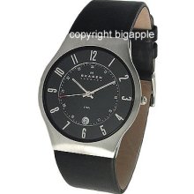 Skagen Date Leather Mens Watch 233xxlslb