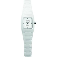 Skagen Ladies White Ceramic Watch 814xswxc1 Rrp Â£189