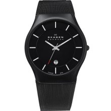 Skagen Titanium Mesh Strap Watch