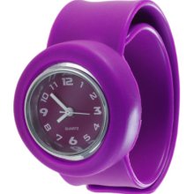 Slide By Steinhausen Dark Purple Silicone Purple Sl1P-Jrdv Slap Junior Watch Sl1P Children'S