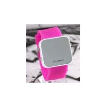 small mirror led watches digital led wristwatches new multicolor