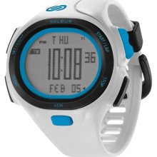 Soleus Mens SR008110 P.R. White & BLue Polyurethane Runners watch