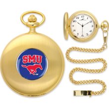 Southern Methodist (SMU) Mustangs Gold Pocket Watch