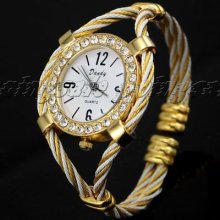 Speicial White Dial Quartz Wrist Watch Watches Ladies Women Female Wristwatch