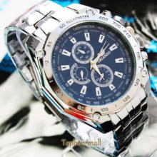 Sport Military Quartz Watch Genuine Brand Clock Men Luxury Steel Wristwatch