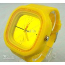 Square Candy Watch Bracelet Wrist Watch Fashion Silicone Jelly Watch