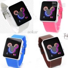 Square Digital Watches For Children Watches Led Watches Lovers Watch