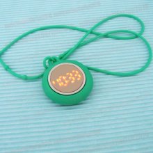 Stainless Dail Led Jelly Children Necklace Watch M529f