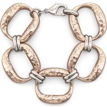 Stainless Steel Rose Womens Bracelet at JCPenney