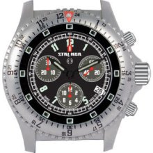 Stryker Military Analog Quartz Chronograph, S/s Band