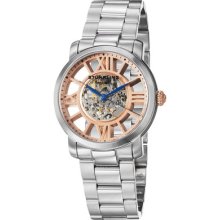 Stuhrling Original 280b 331114 Winchester Decorum Automatic Skeleton Mens Watch