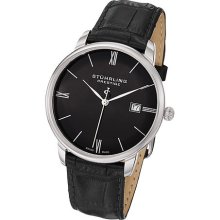 Stuhrling Prestige 307l 33151 Mens Made Kingston Quartz Slim Watch