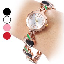 Style Women's Casual Alloy Quartz Analog Bracelet Watch (Assorted Colors)