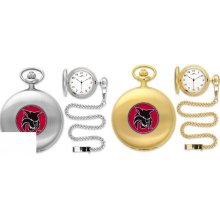 Sun Time Central Washington Wildcats Pocket Watch