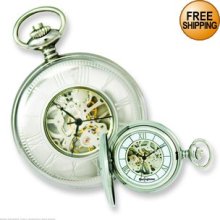 Swingtime Stainless Steel Mechanical Pocket Watch (Each)