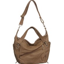 Taupe Vitalio Vera ''Ziggy'' Crossbody Bag