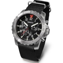 Tawatec H3 Tritium Lights Blue Titan Chrono, Tactical Watch, Swiss Made Watches