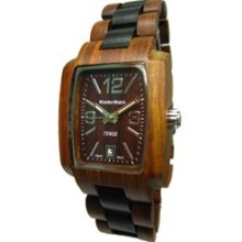 Timber Wood Watch W/ Watch Case & Automatic Clasp W16