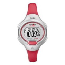 Timex Ironman 10-Lap Mid-Size - Bright Red/Silver