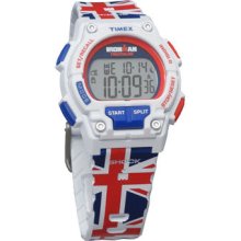 Timex Ironman 30 Lap Shock Resistant Union Jack Watch T5k586