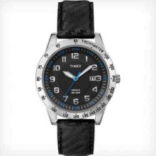 Timex Men's Black Resin Sport Strap, 50 Meter Wr, Indiglo, T2n920