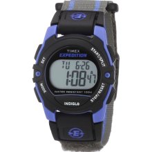 Timex Unisex T49660 Expedition Classic Digital Chrono Alarm Timer Blue/Gray Fast