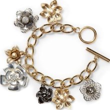 Tinley Road Flower Charms Bracelet