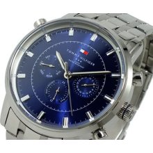 Tommy Hilfiger 1790876 Multi-function Blue Dial Stainless Steel Bracelet Watch