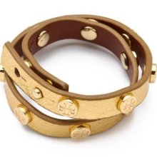 Tory Burch Double Wrap Logo Bracelet