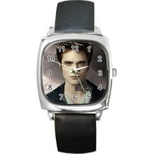 Twilight Eclipse Unisex Silver-Tone Square Metal Watch 13