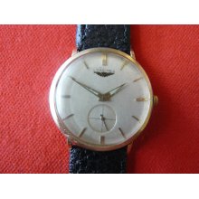 Unique Antique Longines Gold Plated 17 Jewels Swiss Made Wrist Watch