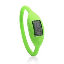 Unisex Rumbatime 2.0 Double Dare Green Silicone Digital Watch Medium