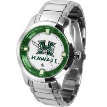 University Of Hawaii Warriors Men's Stainless Steel Outdoor Watch