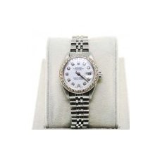 Used Rolex Datejust 6517 Stainless Steel and Diamond bezel Watch