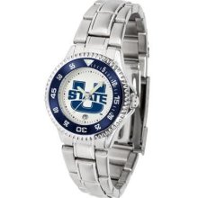 Utah State Aggies Ladies Stainless Steel Watch