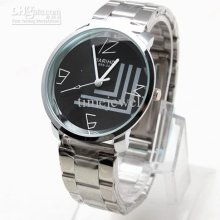 Value Choice Bariho Pattern Stainless Steel Band Quartz Movement Dre