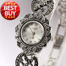 Vingate Gorgeous Metal Bracelet Wrist Watch Lady Women Quartz Analog Small Dial