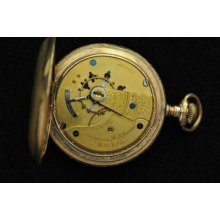 Vintage 18s Waltham Hunting Case Pocketwatch Grade 81 For Repairs