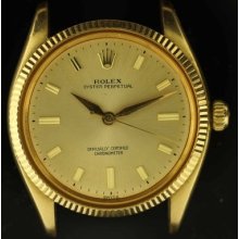 Vintage 50's Mens 18k Rolex 6567 Mint Rare Example Of Class