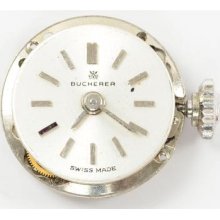 Vintage Bucherer Watch Co. 17 Jewels Ladies Watch Movement W-144