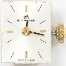 Vintage Bucherer Watch Co. 17 Jewels Ladies Watch Movement W-141