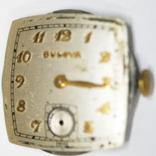 Vintage Bulova W Sub Dial Wrist Movement 15 Jewels Cal 10bt A40