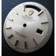 Vintage Excellent Rolex Day Date President 1803 Champagne Pie Pan Dial T Swiss T