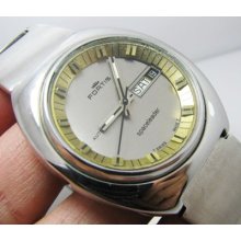 Vintage Fortis Spaceleader Silver Dial Automatic Gents.