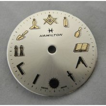 Vintage -- Hamilton -- Masonic -- Old Stock-- Dial -- Part - Paroject--1950s