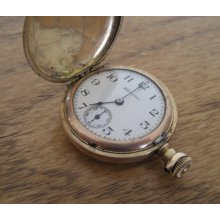 Vintage mens Hampden sidewinder pocket watch. Dueber Special.