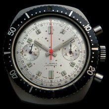 Vintage Original Swiss Mechanical Chronograph Men's 70's Sold As Is