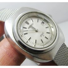 Vintage Seiko 2202 Windup With Original Mesh Band Ladys Rare.