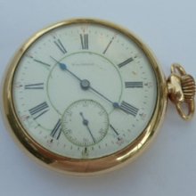 Waltham 23 Jewel Vanguard 18 Size Pocketwatch Filled